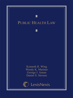 cover image of Public Health Law